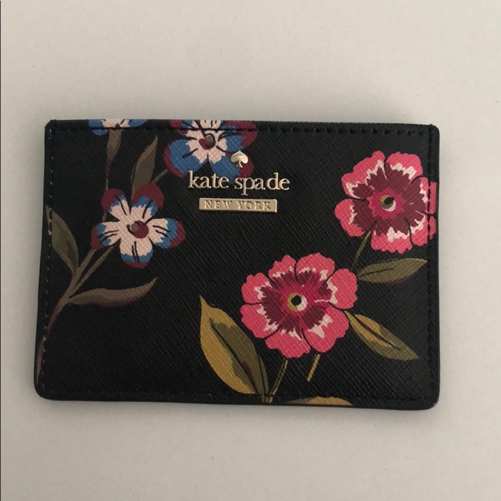 Floral Kate Spade card holder - Like New